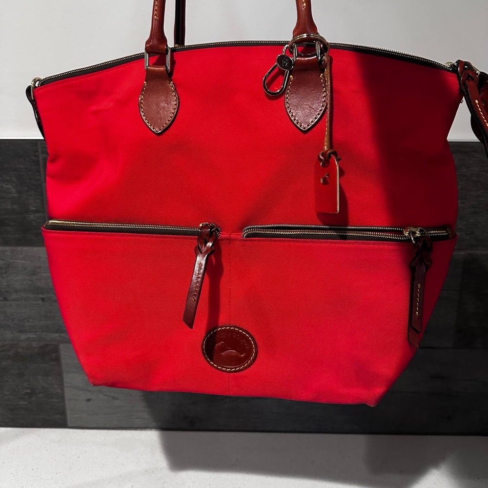 Dooney and bourke red purse